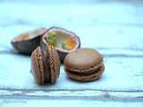 Macarons Mogador {chocolat au lait au fruit de la passion}