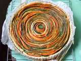 Tarte aux carottes et courgettes