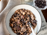 Granola maison chocolat et noisettes