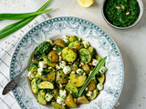 Salade de pommes de terre au pesto d’ail des ours