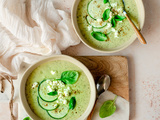 Velouté de courgettes au basilic