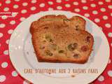 Cake d'automne aux 2 raisins frais {sans lactose}