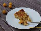 Clafoutis aux mirabelles {sans gluten ni lactose}