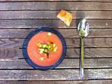 Gazpacho ou gaspacho bien rafraîchissant