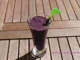 Smoothie blue velvet aux mûres