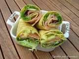 Wraps saumon et concombre