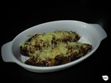 Aubergine farcie aux céréales