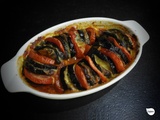 Aubergines hasselback