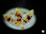 Barquettes d’endive acidulées