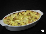 Clafoutis chou-fleur, carotte, coppa