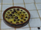 Crème brûlée légère au raisin