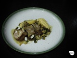 Épaule d’agneau confite, purée de pois chiches, de Philippe Etchebest