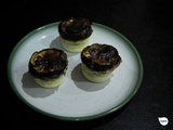 Flan aubergine et roquefort