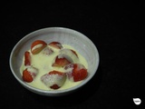 Fraises en sabayon