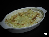 Gratin radis noir, pomme de terre