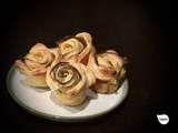 Roses tartes pomme-rhubarbe