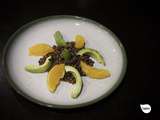 Salade lentilles, avocat, orange