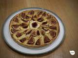 Tarte figue-pêche-noisette