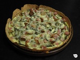 Tarte rapide haricots verts, jambon