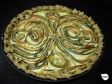 Tarte spirale courgette, patate douce, gorgonzola