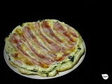 Tatin poireau, lard, chèvre