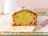 Cake pistache-groseille