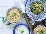 Houmous & salade de pois chiches