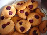 Financiers aux framboises