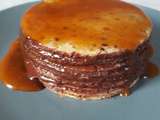 Gâteau de crêpes chocolat-caramel