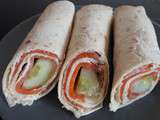 Wrap concombre-saumon