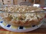 Crumble de courgettes et feta