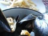 Moules à la crème (avec ou sans ses frites)