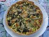 Tarte aux 3 légumes verts