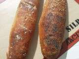 Baguettes au levain semi ferme