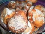 Beignets de Carnaval léger fromage blanc