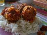 Albondigas a la Mexicana (Boulettes de boeuf à la Mexicaine)