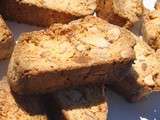 Cantucci aux amandes, citron et romarin