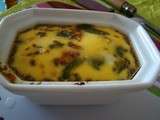 Fritatta poivrons-jambon de pays