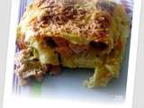 Lasagnes saumon-poireaux