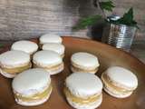 Macarons au lemon curd ( préparés à 4 mains !)