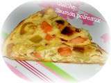 Quiche saumon-poireaux