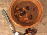 Soupe de lentilles au chorizo