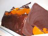 Bûche choco-orange