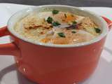 Oeuf cocotte lardons-camembert