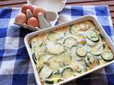 Gratin de courgettes gratiné au comté