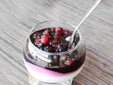 Panna cotta aux fruits rouges