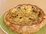 Quiche au thon et moules au curry