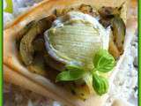 Tartelettes aux Courgettes, Cumin et Rocamadour