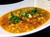 Minestrone au poulet