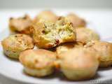 Muffins aux courgettes chèvre et soudjouk